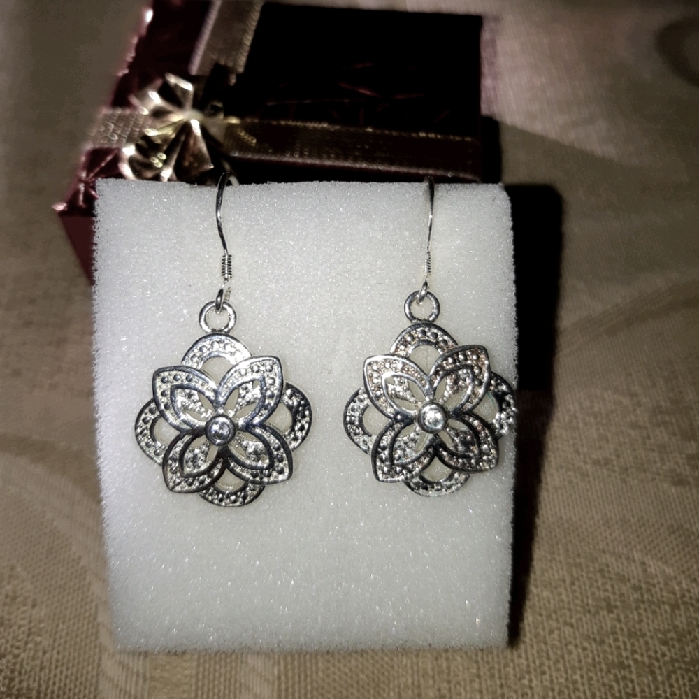 925 stamped earrings